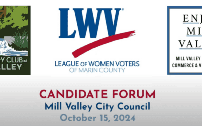 Rotary Club of MV Hosted an Informative City Council Candidate Forum, Featuring Five Candidates Seeking One of 3 Seats on the Council – MV Chamber and League of Women Voters Provided Support